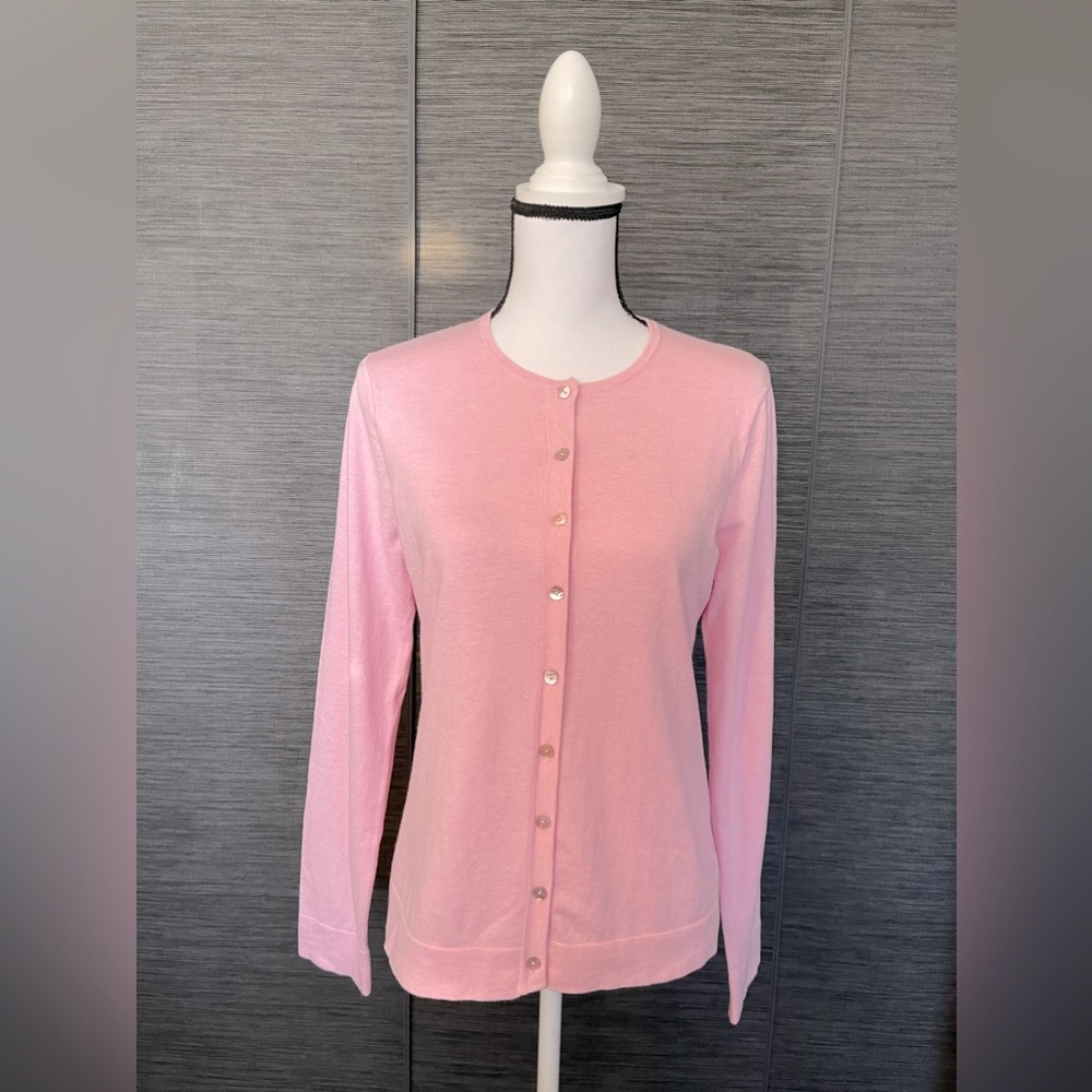 AUGUST SILK PINK WOMENS SWEATER Size L